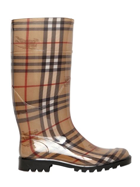 rubber boots burberry